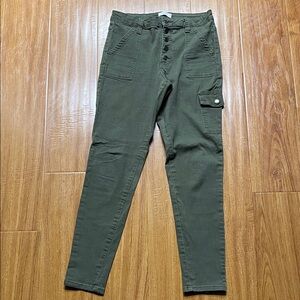 Forever 21 Olive Cargo Pants